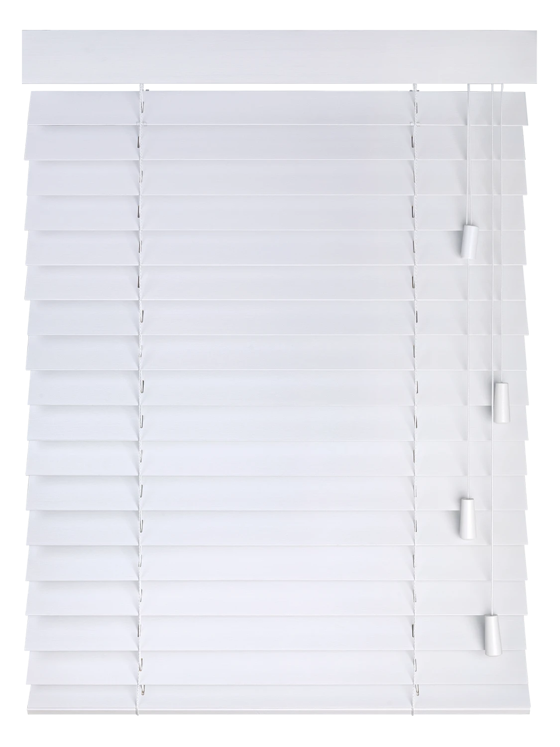 Houten Jalouzie Gesloten met Twin Pull bediening