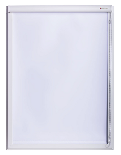 Rolgordijn in frame gesloten met kettingbediening