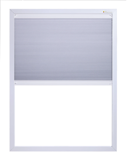 Vaste Raamplissé geopend aan de onderzijde